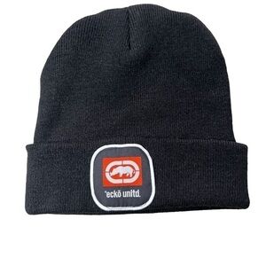 Ecko Unlimited Black Beanie Hat